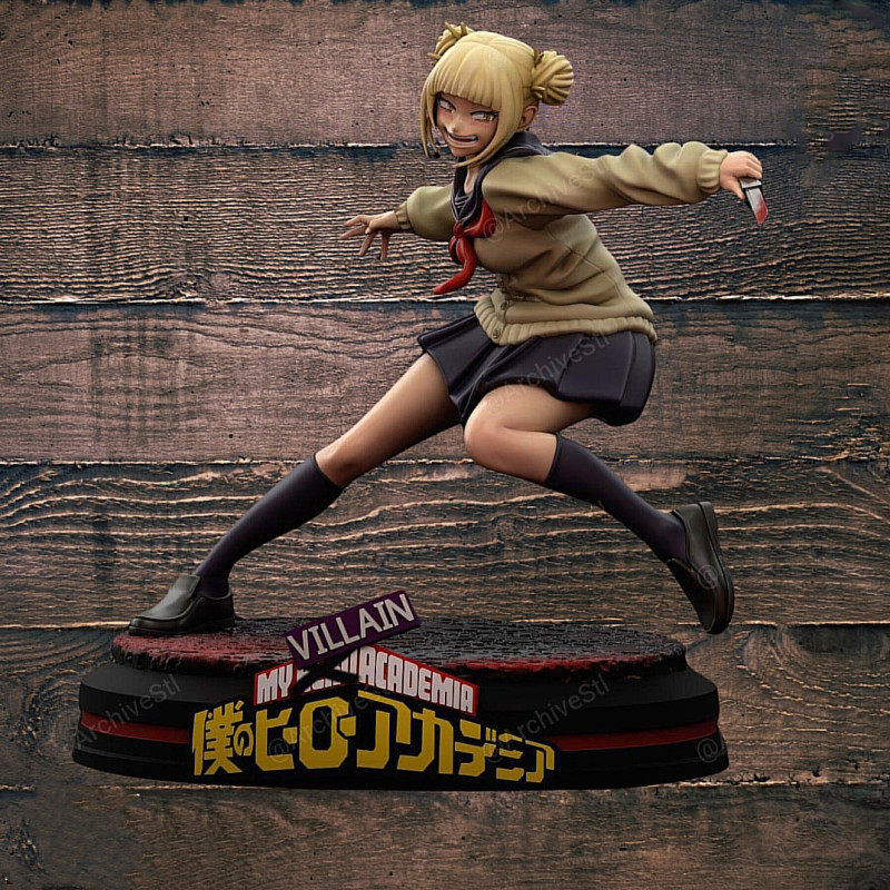 Himiko My Hero Academia Ready to Print Modello di stampa 3D .c4d .max .obj .3ds .fbx .stl .blend 