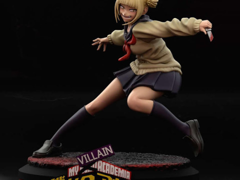 Himiko My Hero Academia Ready to Print Modello di stampa 3D