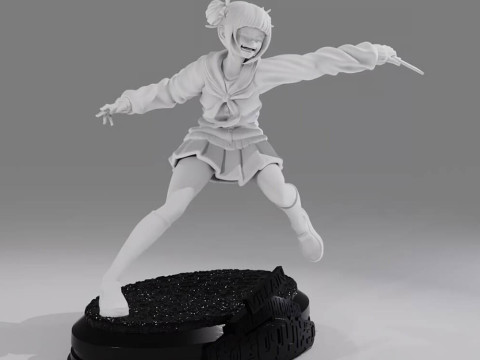 Himiko My Hero Academia Ready to Print Modello di stampa 3D