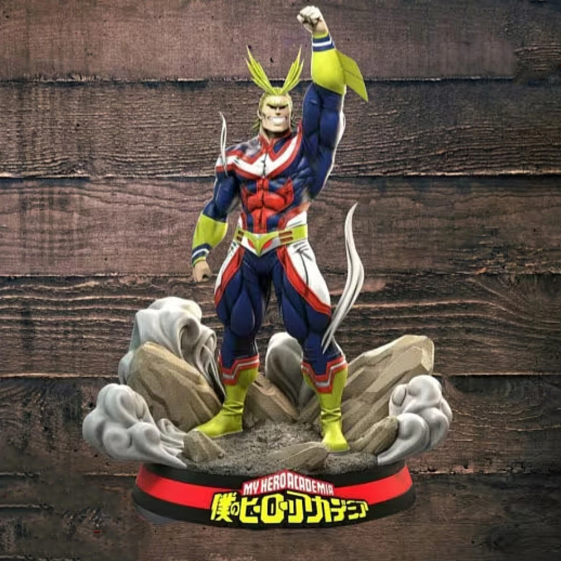 Allmigth My hero academy Ready to Print 3D Print Model .c4d .max .obj .3ds .fbx .stl .blend 