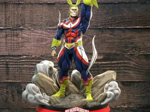 Allmigth My hero academy Ready to Print 3D Print Model