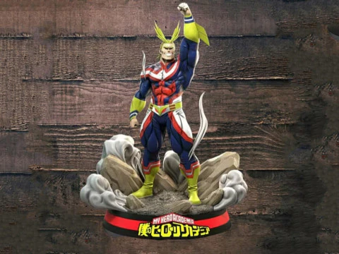 Allmigth My hero academy Ready to Print 3D Print Model