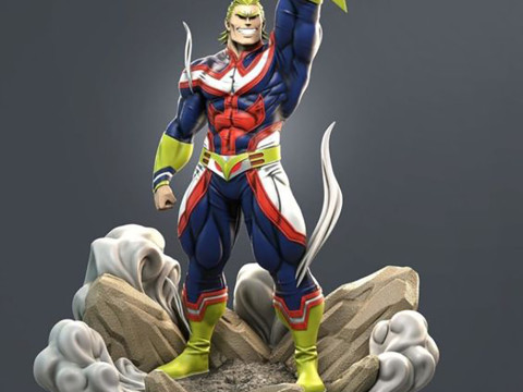 Allmigth My hero academy Ready to Print Modello di stampa 3D