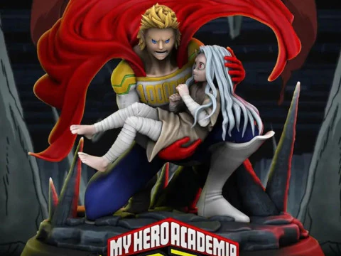 Mirio and Eri - My Hero Academia Ready to Print 3D Print Model
