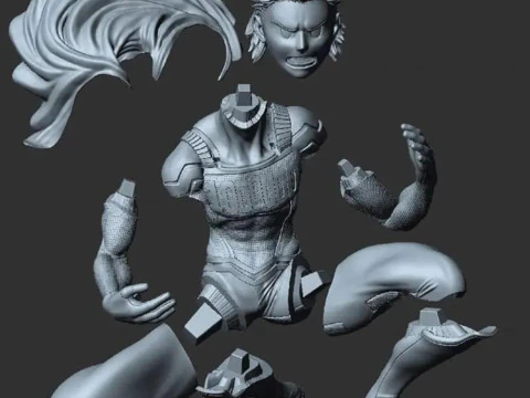 Mirio and Eri - My Hero Academia Ready to Print 3D Print Model
