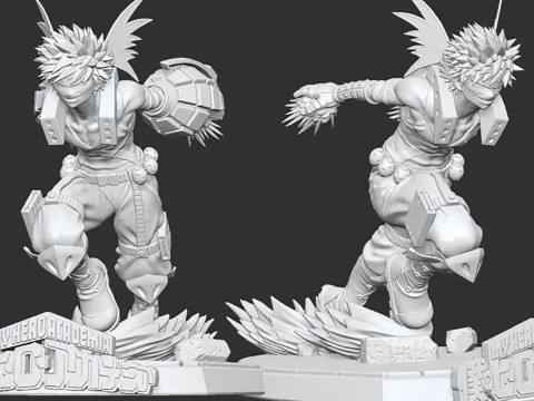 Katsuki Bakugo - My Hero Academia Ready to Print Modello di stampa 3D