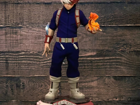 Todoroki Shouto - My Hero Academia Ready to Print 3D 프린트 모델