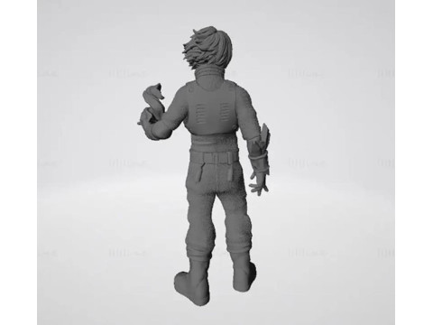 Todoroki Shouto - My Hero Academia Ready to Print 3D 프린트 모델