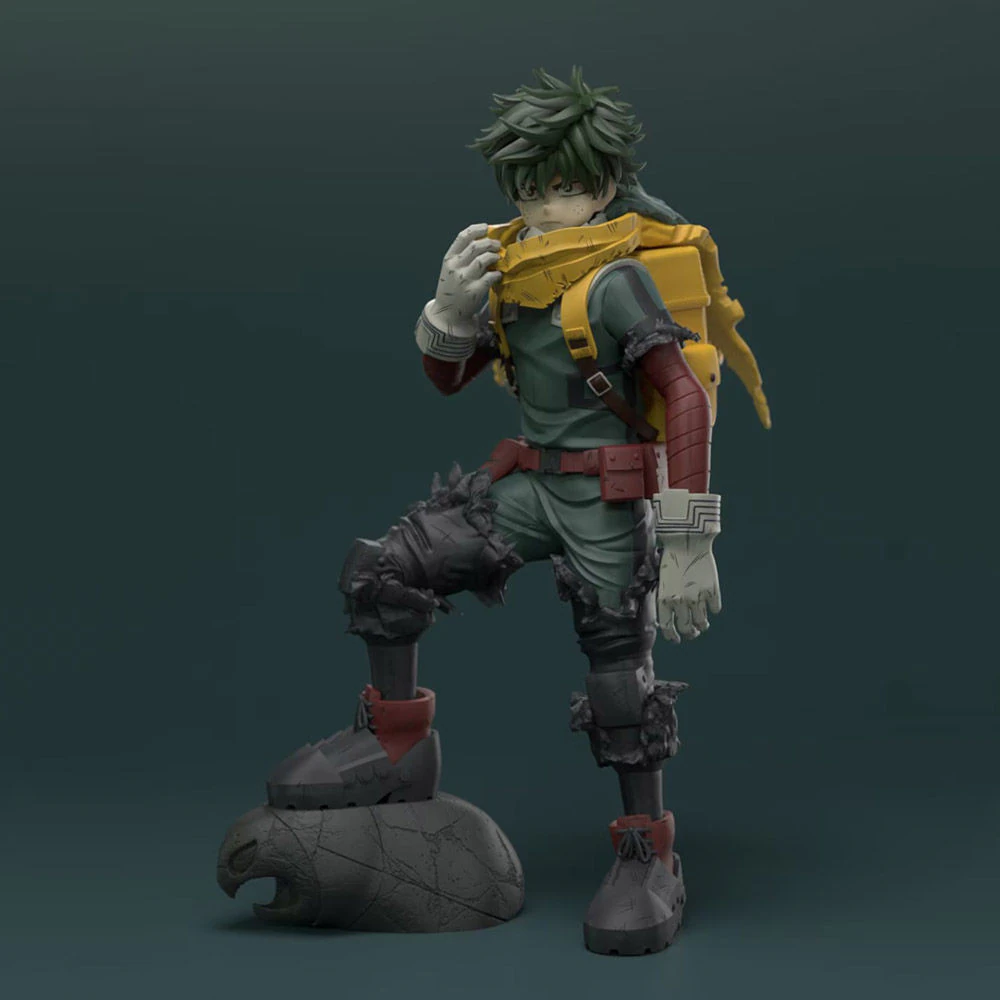 Izuku Midoriya - Deku Vigilante Ready to Print 3D Print Model .c4d .max .obj .3ds .fbx .stl .blend