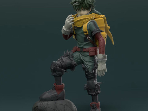Izuku Midoriya - Deku Vigilante Ready to Print 3Dプリントモデル