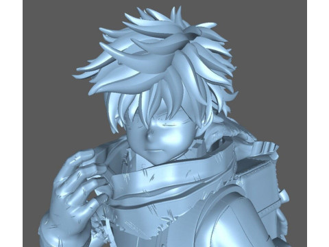 Izuku Midoriya - Deku Vigilante Ready to Print Modèles 3D en vedette