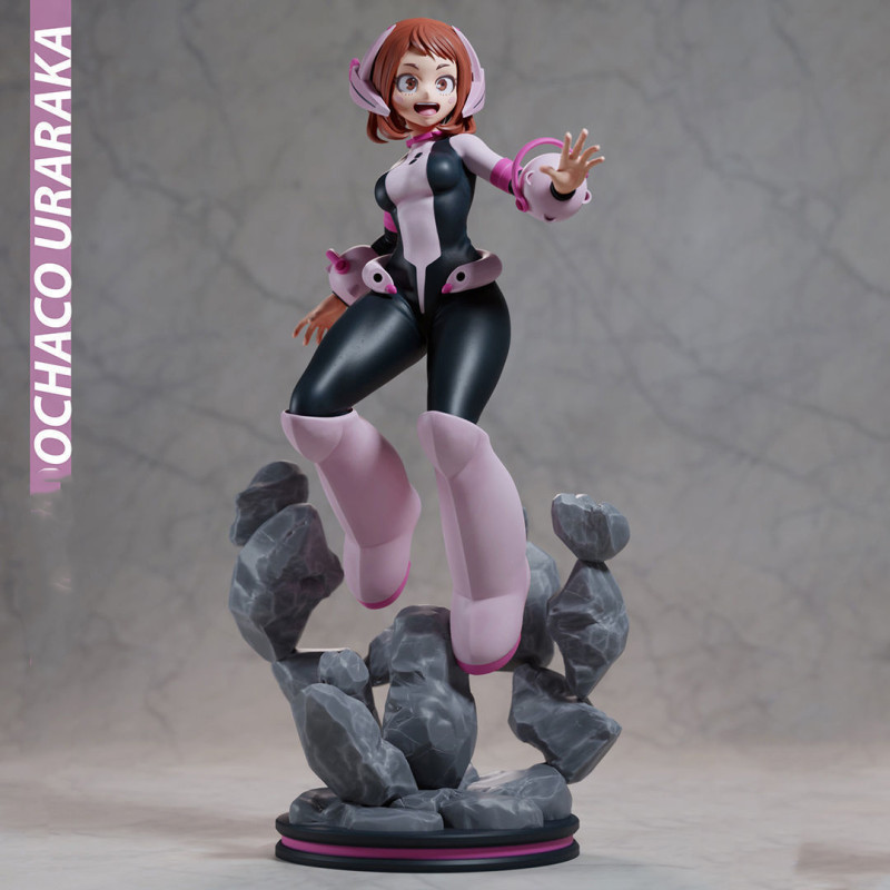 Azerama - Ochaco Uraraka Ready to Print 3D Druckmodell .c4d .max .obj .3ds .fbx .stl .blend