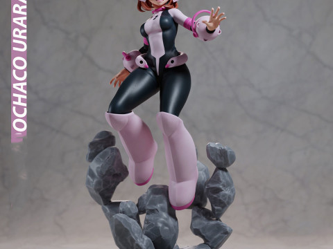 Azerama - Ochaco Uraraka Ready to Print 3Dプリントモデル