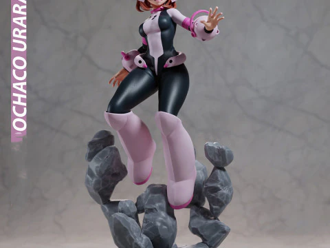 아제라마 - 우라라카 오카코 인쇄 준비 완료 3D 프린트 모델