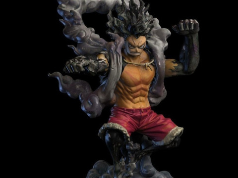 Luffy Gear 4 Snakeman Ready to Print 3Dプリントモデル