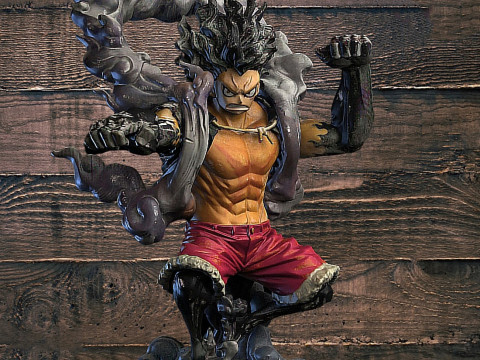Luffy Gear 4 Snakeman Ready to Print 3D-printmodel