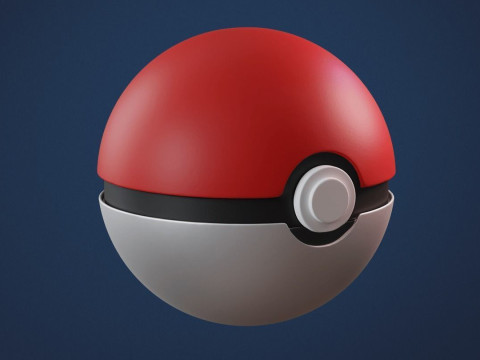 Pokeball Diorama Ready to Print 3D Print Model