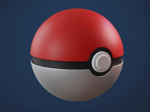 Pokeball Diorama Ready to Print 3D Print Model