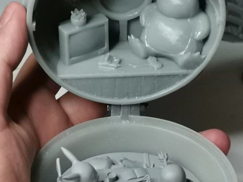 Pokeball Diorama Ready to Print 3D Print Model