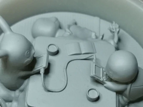 Pokeball Diorama Ready to Print 3D Print Model