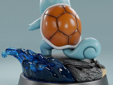 Pokemon - Squirtle Ready to Print Modello di stampa 3D