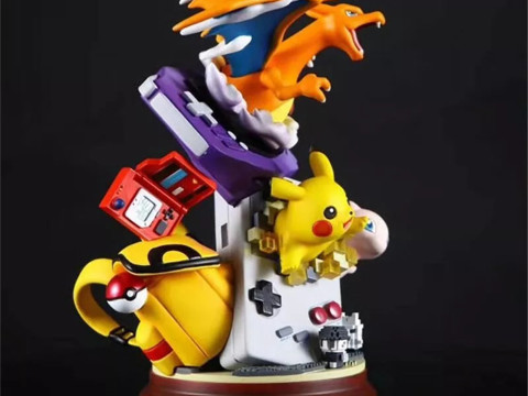 Pokemon Diorama William La Saga Ready to Print 3D Print Model