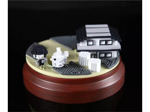 Pokemon Diorama William La Saga Ready to Print 3D Print Model