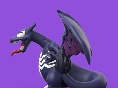 POKEMON - VENOM CHARIZARD Ready to Print 3D Print Model