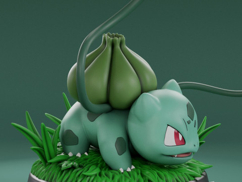 Pokemon Bulbasaur Ready to Print 3D 打印模型