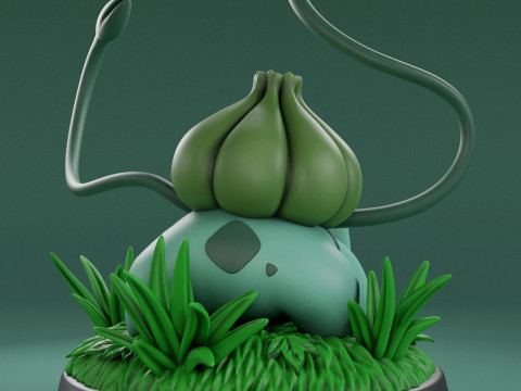 Pokemon Bulbasaur Ready to Print 3D 打印模型