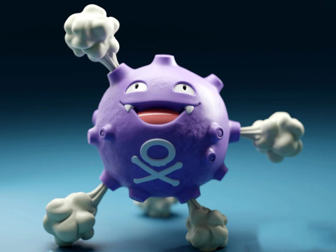 James and Koffing and Meowth Ready to Print 3D 打印模型