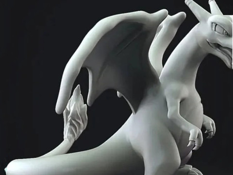 Charizard Pokemon Ready to Print 3Dプリントモデル