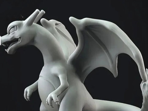 Charizard Pokemon Ready to Print 3Dプリントモデル