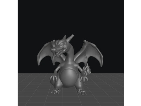 Charizard Pokemon Ready to Print 3Dプリントモデル