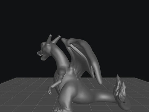 Charizard Pokemon Ready to Print 3Dプリントモデル