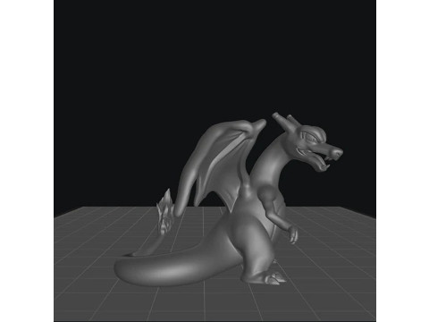 Charizard Pokemon Ready to Print 3Dプリントモデル