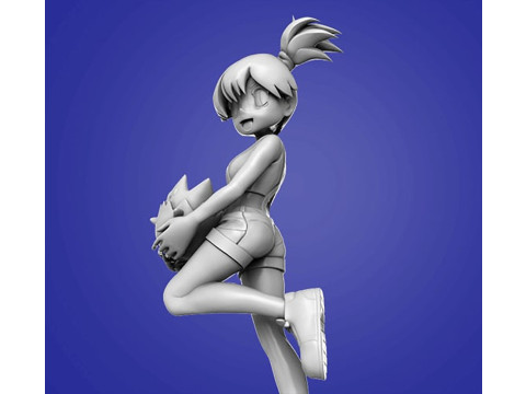 Misty Pokemon Ready to Print 3D Print Model