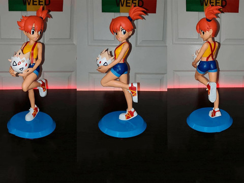 Misty Pokemon Ready to Print 3D Print Model