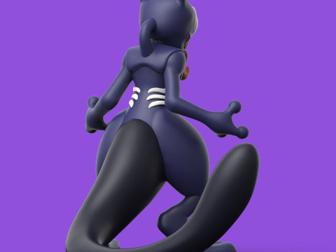 POKEMON - VENOM MEWTWO Ready to Print 3D 打印模型