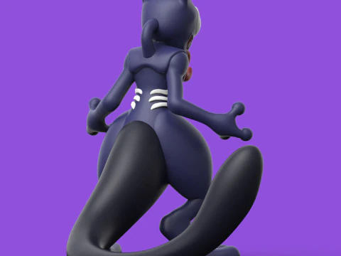 POKEMON - VENOM MEWTWO Ready to Print 3D Print Model