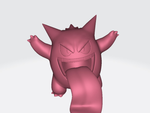 Gengar Pokemon Ready to Print Modelo de impresión 3D