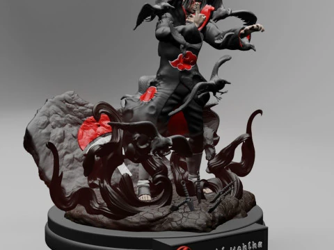 ІТАЧІ УЧІХА Готовий до друку 3D Принт Модель