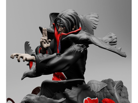 ITACHI UCHIHA Ready to Print Modèles 3D en vedette