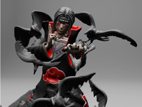 ITACHI UCHIHA Ready to Print Modèles 3D en vedette