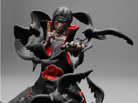ITACHI UCHIHA Ready to Print 3D Print Model