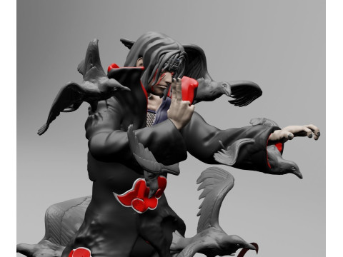 ITACHI UCHIHA Ready to Print Modèles 3D en vedette
