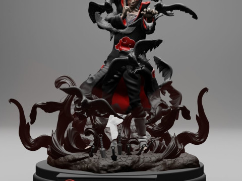 ITACHI UCHIHA Ready to Print Modèles 3D en vedette