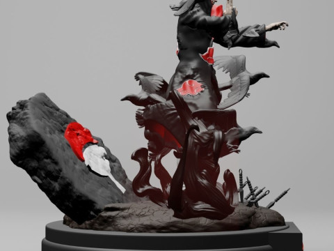 ITACHI UCHIHA Ready to Print Modèles 3D en vedette
