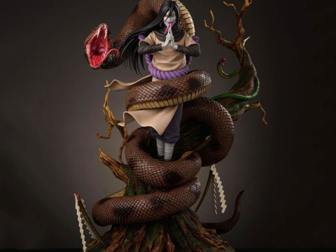 Naruto orochimaru Ready to Print 3Dプリントモデル
