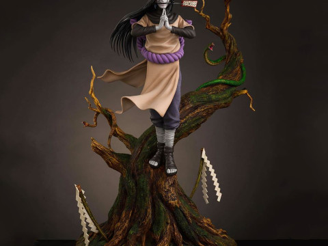 Naruto orochimaru Ready to Print Modèles 3D en vedette
